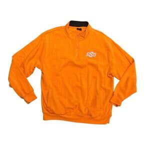 OSU Oklahoma State University Orange Half-Zip Men's XL Sweatshirt
